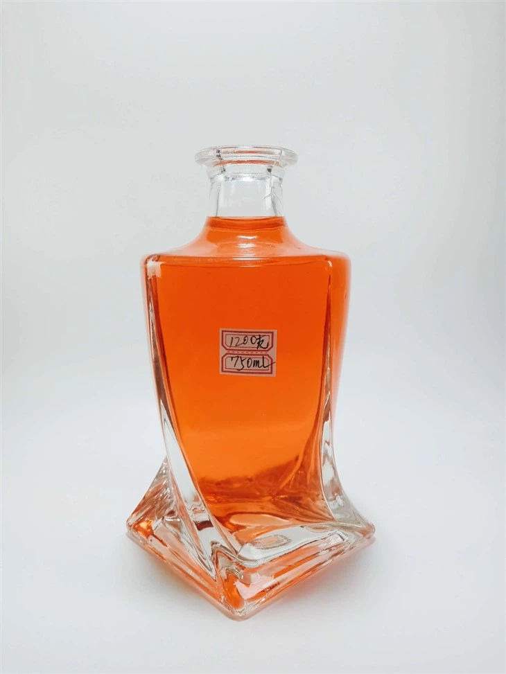 750ml Tequila Gin Liquor Spirits Glass Bottle